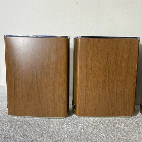 Vintage GSW MCM Faux Wood Metal Canister Set Sugar Flour Coffee Tea - Picture 2 of 14